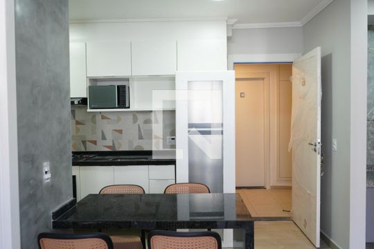 Sala/Cozinha de apartamento para alugar com 2 quartos, 37m² em Mooca, São Paulo