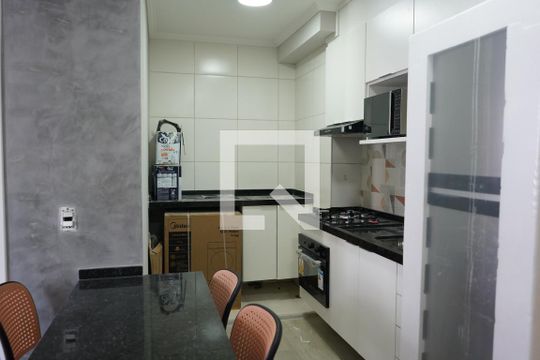Sala/Cozinha de apartamento para alugar com 2 quartos, 37m² em Mooca, São Paulo