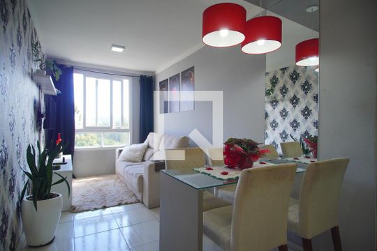 Sala de apartamento à venda com 2 quartos, 50m² em Operário, Novo Hamburgo