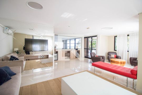 Área comum de kitnet/studio para alugar com 1 quarto, 31m² em Cidade Monções, São Paulo