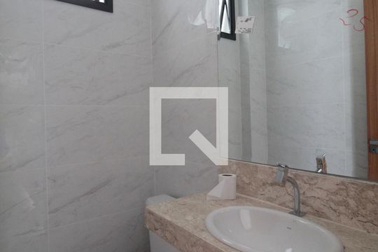 Lavabo de casa de condomínio à venda com 3 quartos, 140m² em Trevo, Belo Horizonte