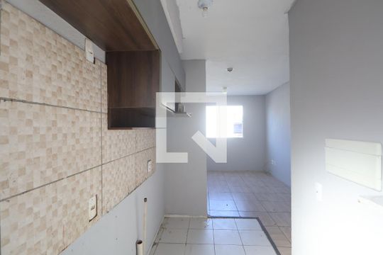 Cozinha e Área de Serviço de apartamento à venda com 2 quartos, 38m² em Estância Velha, Canoas