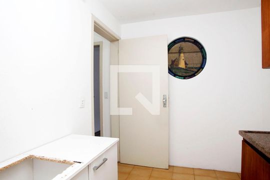 Cozinha e Área de Serviço de apartamento à venda com 1 quarto, 48m² em Petrópolis, Porto Alegre