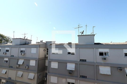Vista Sala de apartamento à venda com 2 quartos, 54m² em Sarandi, Porto Alegre