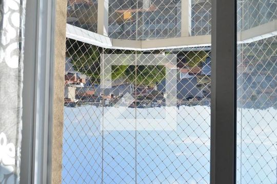 Varanda da Sala de apartamento à venda com 2 quartos, 55m² em Parque das Nações, Santo André