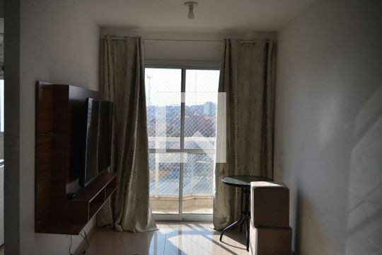 Sala de apartamento à venda com 2 quartos, 55m² em Parque das Nações, Santo André