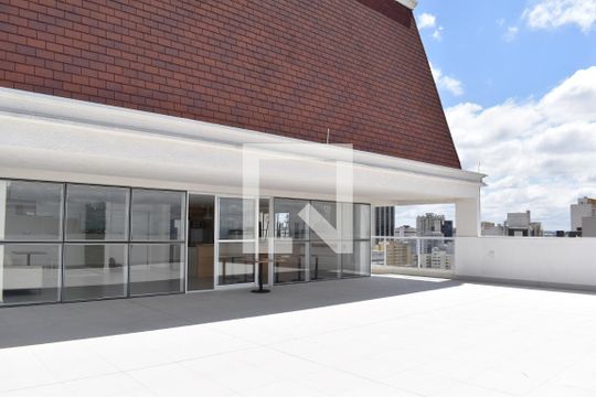 Área comum -  Área gourmet de kitnet/studio à venda com 1 quarto, 27m² em Centro, Curitiba