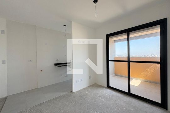 Sala de apartamento à venda com 2 quartos, 40m² em Jardim Cristiane, Santo André