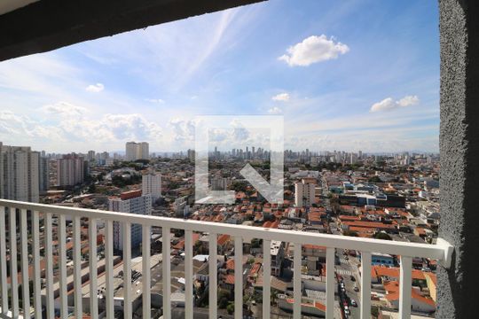 Varanda da Sala de apartamento à venda com 1 quarto, 31m² em Vila Santa Clara, São Paulo