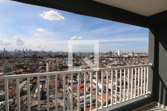 Varanda da Sala de apartamento à venda com 1 quarto, 31m² em Vila Santa Clara, São Paulo