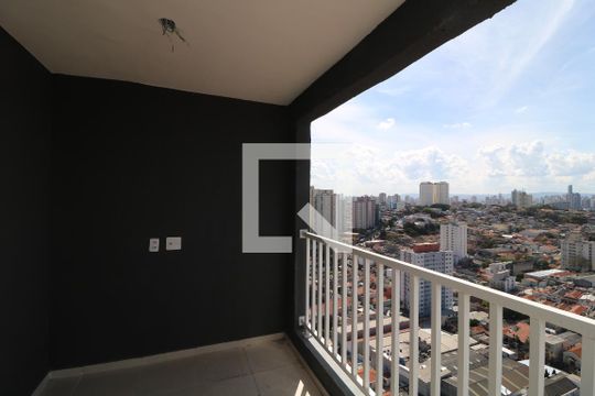 Varanda da Sala de apartamento à venda com 1 quarto, 31m² em Vila Santa Clara, São Paulo