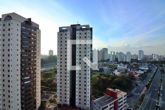 Sala Vista de apartamento para alugar com 4 quartos, 188m² em Jardim Maria Adelaide, São Bernardo do Campo