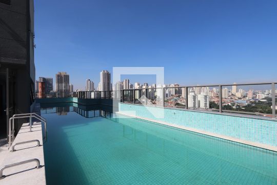 Área comum - Piscina de kitnet/studio para alugar com 1 quarto, 23m² em Jardim Aurelia, São Paulo
