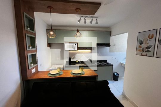 Sala/Cozinha de kitnet/studio à venda com 1 quarto, 29m² em Casa Verde, São Paulo