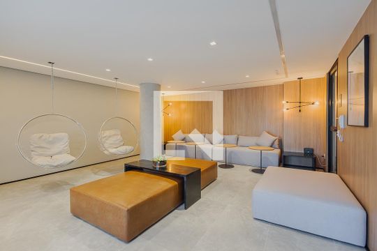 Área comum de kitnet/studio para alugar com 1 quarto, 29m² em Pinheiros, São Paulo