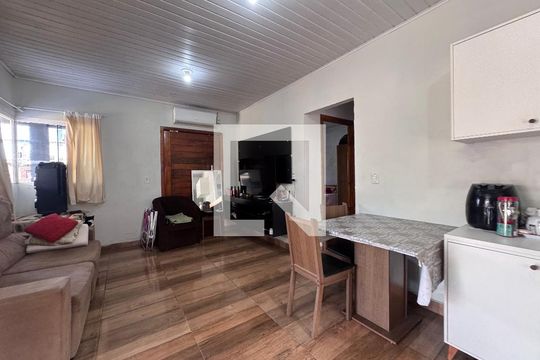 Sala/Cozinha de casa à venda com 2 quartos, 90m² em Santos Dumont, São Leopoldo