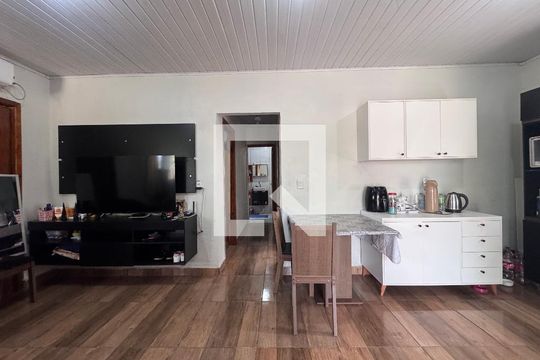 Sala/Cozinha de casa à venda com 2 quartos, 90m² em Santos Dumont, São Leopoldo