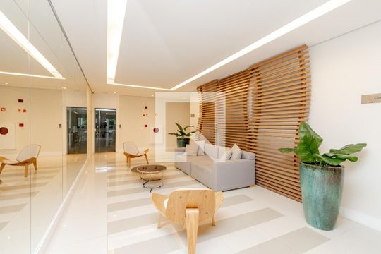 Hall de Entrada de apartamento à venda com 1 quarto, 37m² em Campo Belo, São Paulo