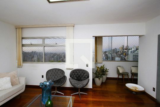 Sala  de apartamento à venda com 3 quartos, 175m² em Vila Paris, Belo Horizonte