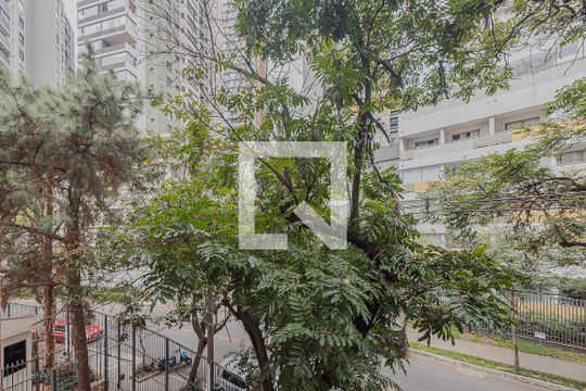 Vista da Sala de apartamento para alugar com 3 quartos, 97m² em Vila Madalena, São Paulo