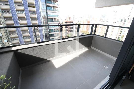Sacada de apartamento para alugar com 1 quarto, 46m² em Cambuí, Campinas