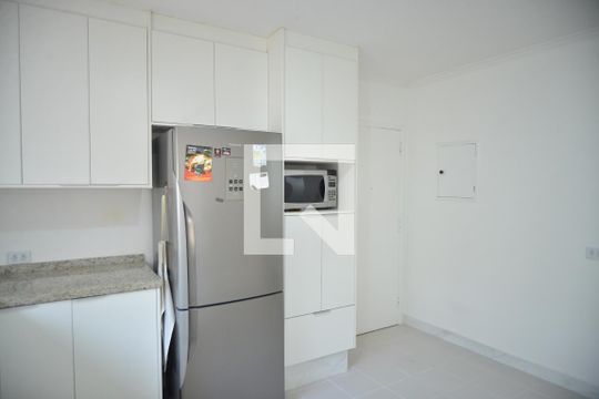 Cozinha de apartamento à venda com 3 quartos, 124m² em Vila Bastos, Santo André