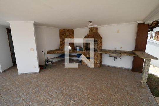 Churrasqueira de casa de condomínio para alugar com 4 quartos, 604m² em Loteamento Alphaville Campinas, Campinas