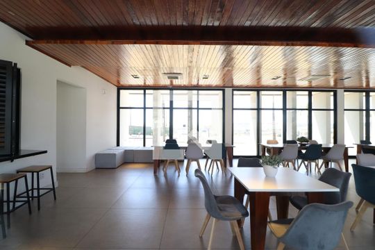 Área comum - Salão de festas de casa de condomínio para alugar com 3 quartos, 182m² em Granja Marileusa, Uberlândia