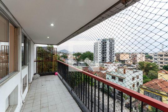 Varanda da Sala de apartamento à venda com 2 quartos, 82m² em Engenho Novo, Rio de Janeiro