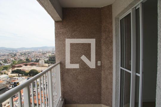 Varanda da Sala de apartamento para alugar com 2 quartos, 56m² em Vila Itapegica, Guarulhos