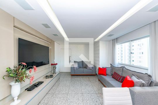 Sala de apartamento à venda com 4 quartos, 140m² em Buritis, Belo Horizonte