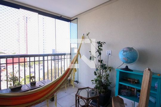 Varanda da Sala de apartamento para alugar com 3 quartos, 93m² em Vila Prudente, São Paulo