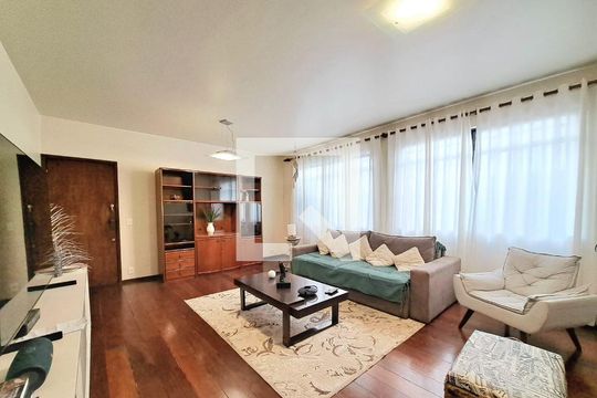 Sala de apartamento à venda com 3 quartos, 149m² em Santa Lúcia, Belo Horizonte