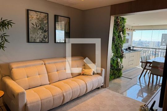 Sala de apartamento à venda com 2 quartos, 85m² em Vila Bertioga, São Paulo