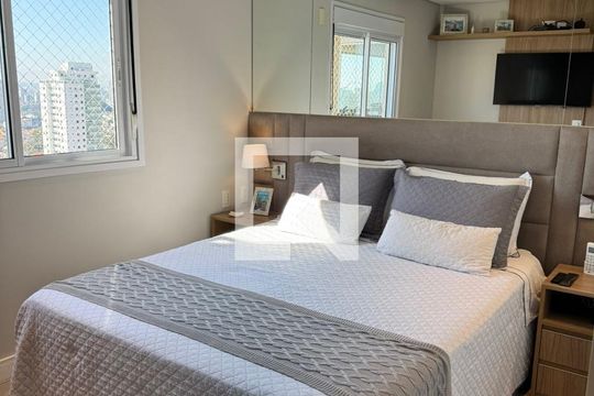 Quarto Suíte 1 de apartamento à venda com 2 quartos, 85m² em Vila Bertioga, São Paulo
