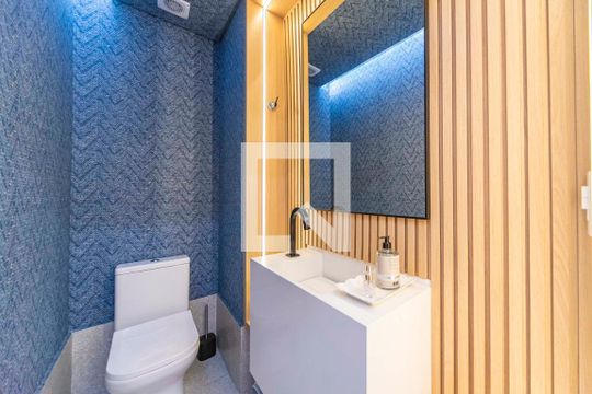 Lavabo de apartamento à venda com 3 quartos, 125m² em Vila Santa Teresa, Santo André