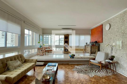 Sala de apartamento para alugar com 4 quartos, 264m² em Paraíso, São Paulo