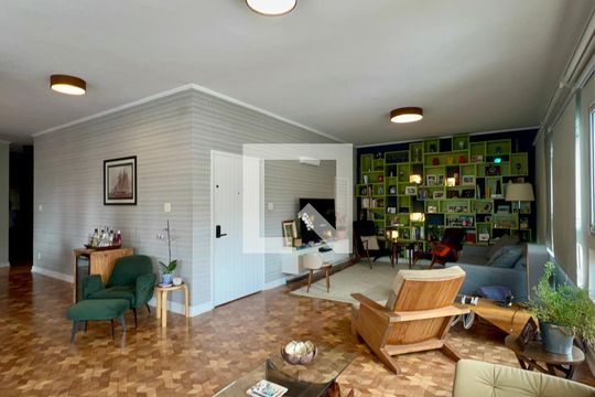 Sala de apartamento para alugar com 4 quartos, 264m² em Paraíso, São Paulo