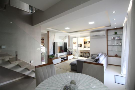 Sala de apartamento à venda com 4 quartos, 225m² em Barra Olímpica, Rio de Janeiro