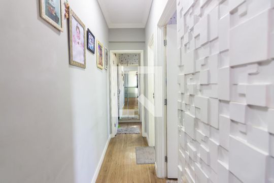 Corredor de apartamento à venda com 2 quartos, 49m² em Padroeira, Osasco
