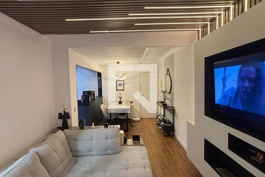 Sala de apartamento à venda com 2 quartos, 70m² em Jardim Bela Vista, Santo André
