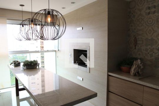 Varanda de apartamento à venda com 4 quartos, 264m² em Setor Marista, Goiânia
