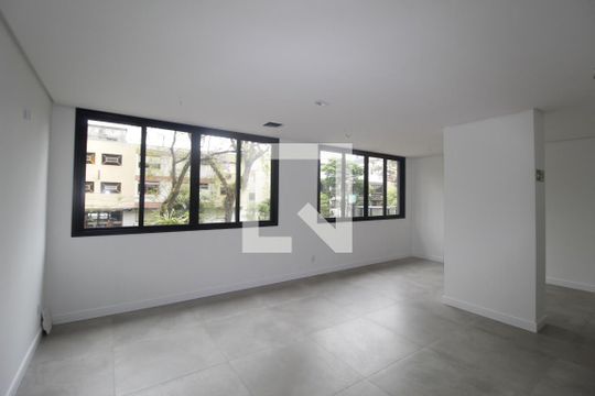 Área comum - Salão de festas de apartamento à venda com 1 quarto, 65m² em Petrópolis, Porto Alegre