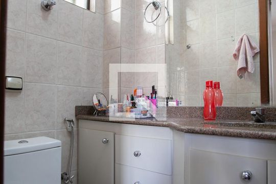Banheiro da Suíte de apartamento à venda com 3 quartos, 170m² em Dona Clara, Belo Horizonte