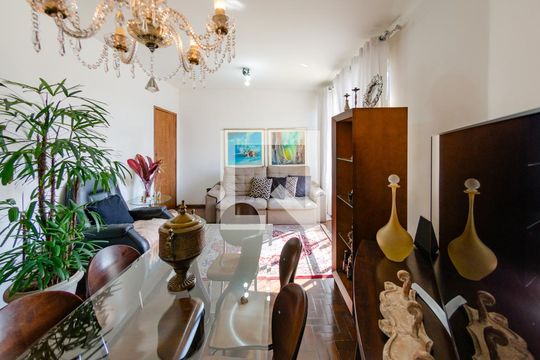 Sala de apartamento à venda com 2 quartos, 107m² em Alto Caiçaras, Belo Horizonte