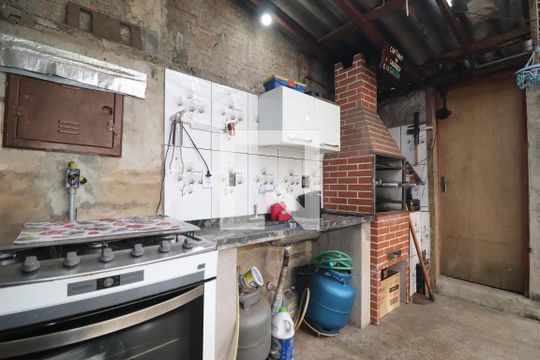 Espaço Gourmet de casa à venda com 3 quartos, 800m² em Vila Pires, Santo André