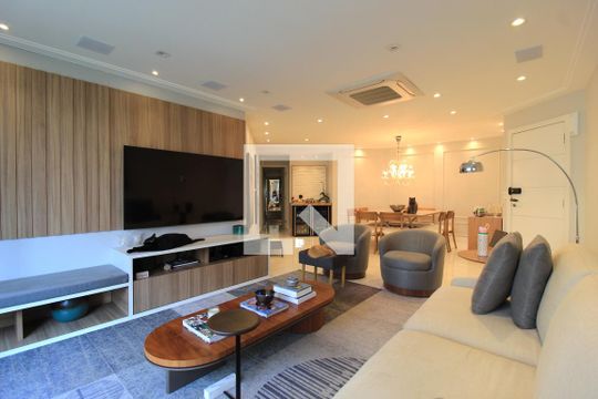 Sala de apartamento à venda com 3 quartos, 167m² em Vila Nova Conceição, São Paulo