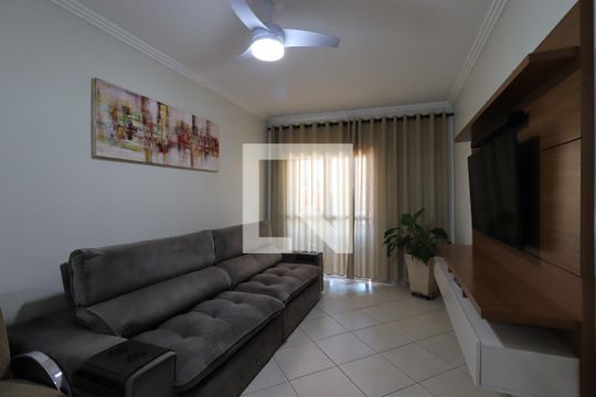 Sala de Estar de apartamento à venda com 3 quartos, 90m² em Parque Industriario, Santo André