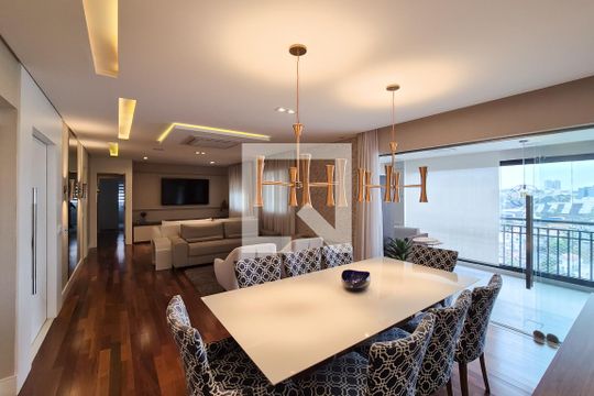 Sala de Jantar de apartamento à venda com 3 quartos, 180m² em Nova Petrópolis, São Bernardo do Campo
