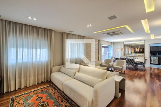 Sala de apartamento à venda com 3 quartos, 180m² em Nova Petrópolis, São Bernardo do Campo